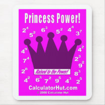 Princess Power Math Mousepad by calculatorhut Princess Power Math Mousepad