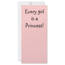 Princess Power! Personalized Rack Card