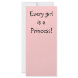 Princess Power! Personalized Rack Card