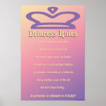 princess rules posters