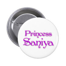 Princess Saniya Pinback Button