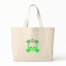 Princess Skull Tote Bags