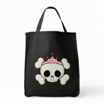 Princess Skull Canvas Bags