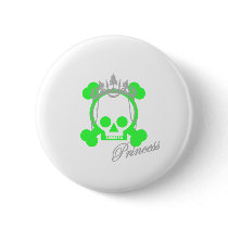 princess skull buttons by shopaholicchick princess skull buttons