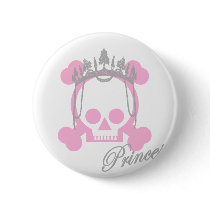 Princess Skull buttons by shopaholicchick Princess Skull buttons