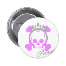 Princess Skull Buttons
