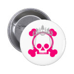 Princess Skull Buttons