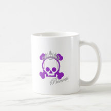 Princess Skull Coffee Mugs