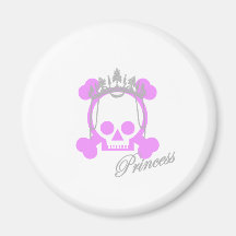 Princess Skull Magnet