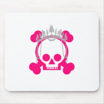 Princess Skull mousepads by shopaholicchick Princess Skull mousepads