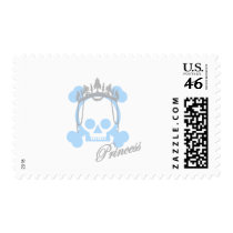 Princess Skull postage by shopaholicchick Princess Skull postage