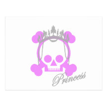 Princess Skull Postcards