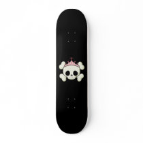 Princess Skull Skate Board Decks