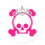 Princess Skull stickers