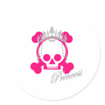 Princess Skull stickers by shopaholicchick Princess Skull stickers