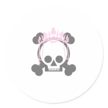Princess Skull stickers by shopaholicchick Princess Skull stickers