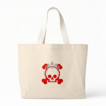 Princess Skulls Canvas Bag