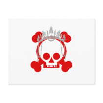 Princess Skulls postcards by shopaholicchick Princess Skulls postcards