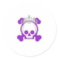 Princess Skulls stickers by shopaholicchick Princess Skulls stickers