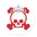 Princess Skulls stickers