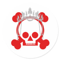 Princess Skulls stickers by shopaholicchick Princess Skulls stickers