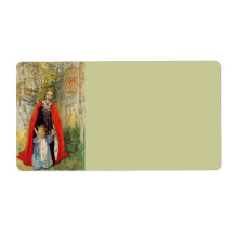 Princess Spring Mother and Daughter Custom Shipping Labels