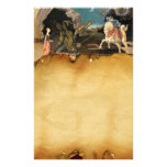 PRINCESS  ST.GEORGE AND DRAGON, Brown Parchment Stationery