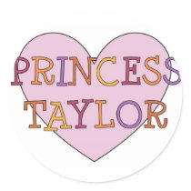 Princess Taylor stickers