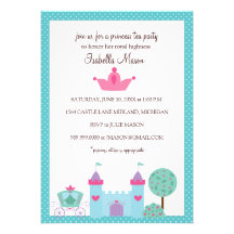 Princess Tea Party Invitations