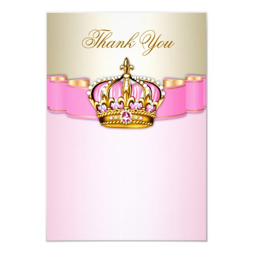 Princess Thank You Cards | Zazzle