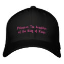 Princess: The daughter of the King of Kings embroidered hats by sammimlamv Princess: The daughter of the King of Kings embroidered hats
