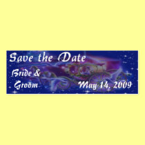 PRINCESS Theme Save the Date Skinny Cards business cards