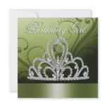 Princess Tiara Birthday Girl (willow) Custom Invites