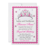 Princess Tiara Birthday Invitation