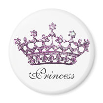 Princess Tiara Gem magnet by LadyDenise Princess Tiara Gem magnet