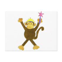 Princess Tumbling Monkey Post Cards