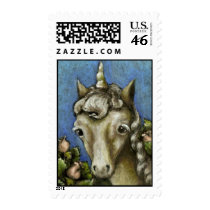 Princess unicorn and roses postage by tanyabond Princess unicorn and roses postage