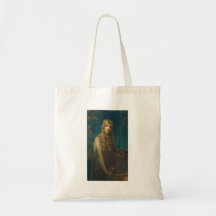 Princess Wearing a Crown Canvas Bag