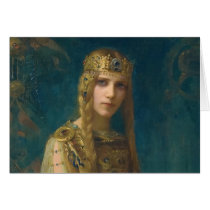 Princess Wearing a Crown Card