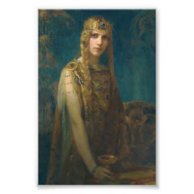 Princess Wearing a Crown Photograph