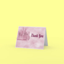 Princess Wedding thank you card, notecard