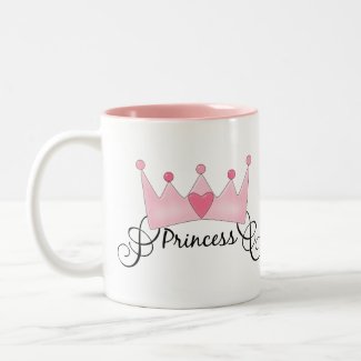 Princess With Crown - Customizable mug