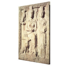 Princess Zenobia  and a female companion Gallery Wrapped Canvas