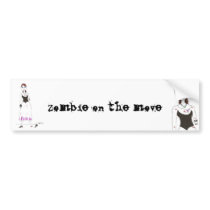 Princess Zombie the 3rd Bumper Sticker