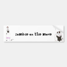 Princess Zombie the 3rd Bumper Sticker