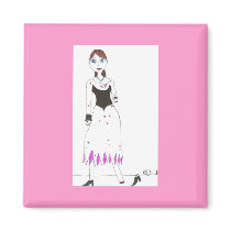 Princess Zombie the 3rd Magnets