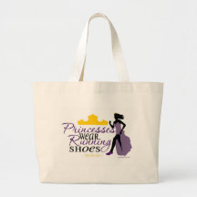 Princesses Wear Running Shoes Canvas Bags