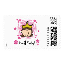 Princesss 4th Birthday Tshirts and Gifts Postage