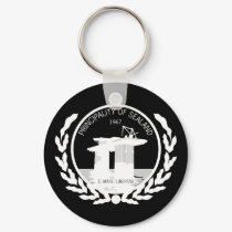 principality of sealand seal crest keychains