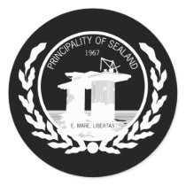 principality of sealand seal crest stickers